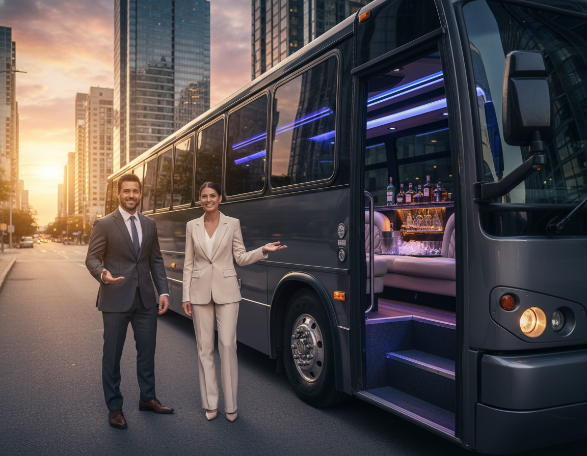 Fort Collins party bus and bus charter