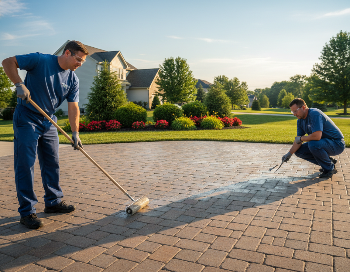 Concrete Paver Sealing In Westerville